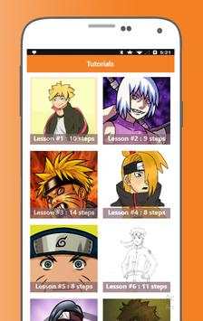 How to Draw Naruto Characters screenshot 1