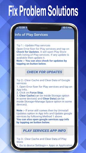 Play Services Info (Update) 2021 Fix (Errors) Help screenshot 4
