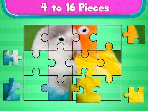 Love Birds Jigsaw puzzle :  Paradise for toddler screenshot 3