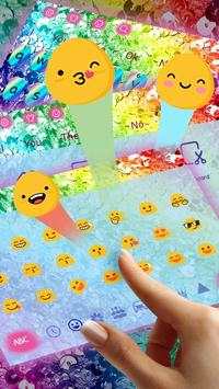 Rainbow Sequins Keyboard screenshot 3