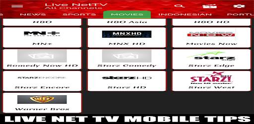 Live NetTV Mobile All Channels First Steps screenshot 5