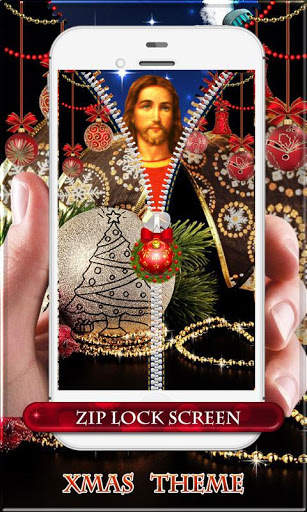 Christmas Theme Zipper Lock screenshot 5