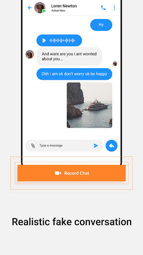 Fake Messenger Chat Conversation - Prank screenshot 4