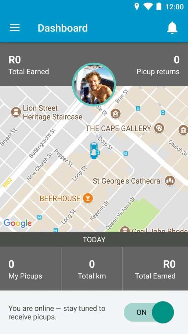 Picup Driver App screenshot 1