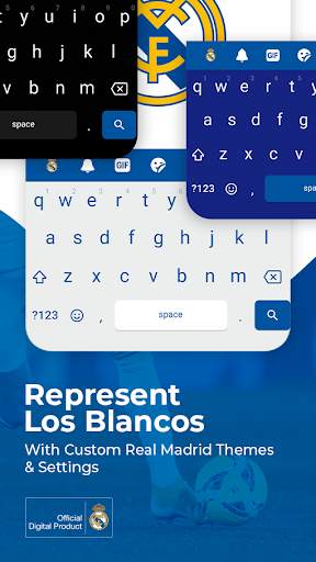 Real Madrid Keyboard screenshot 2