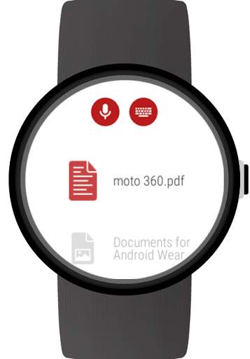 Documents for Wear OS (Android Wear) screenshot 1