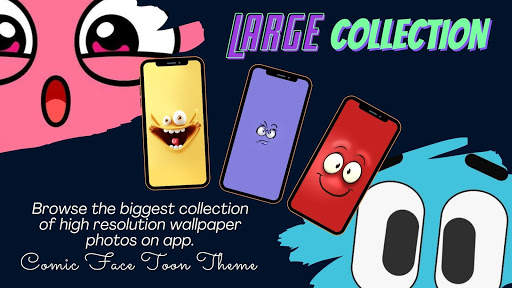 Comic Face Toon Theme : Wallpaper, WA, & Keyboard screenshot 4