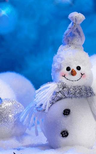 Cute Snowman Live Wallpaper HD screenshot 6