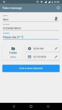 Fake SMS 2018 screenshot 2
