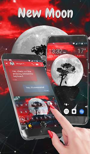 Moon Live Wallpaper Theme screenshot 1