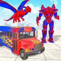 Flying Dragon Robot Transform: Bus Robot Transport logo
