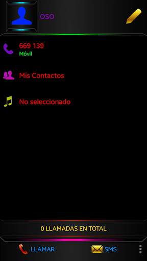 THEME DARKCITY COLORS EXDIALER screenshot 4