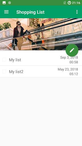 Shopping list app free screenshot 1