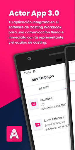 Actor App - Trabaja como un Pro screenshot 1