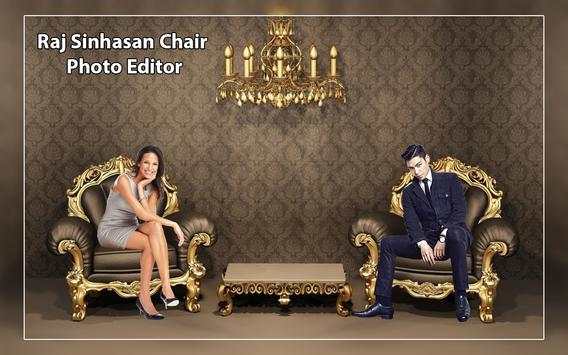 Raj Sinhasan Chair Photo-Throne Chair Photo Editor screenshot 2