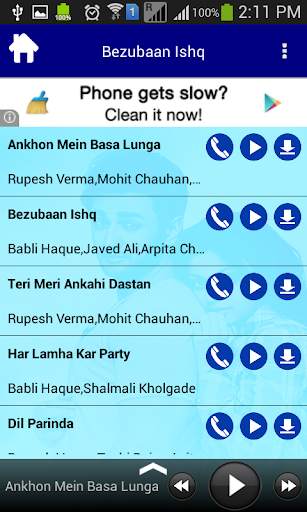 Bezubaan Ishq Movie Songs screenshot 2