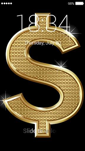 Golden Dollar Lock Screen 5 تصوير الشاشة