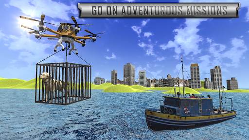 Animal Rescue in Drone Games screenshot 1