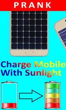 Solar Mobile Battery New Fast Charger Prank Fun 1 تصوير الشاشة