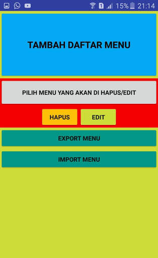 DAFTAR MENU APP screenshot 2