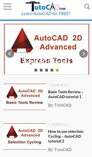 AutoCAD tutorials 2D/3D - Learn AutoCAD for free screenshot 4