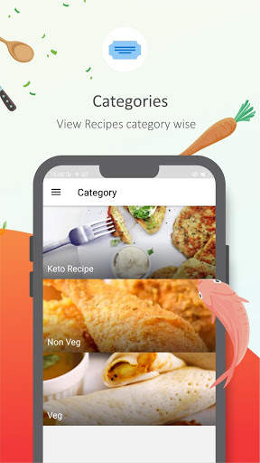 Cookwik App, Recipes in Malayalam, English screenshot 4