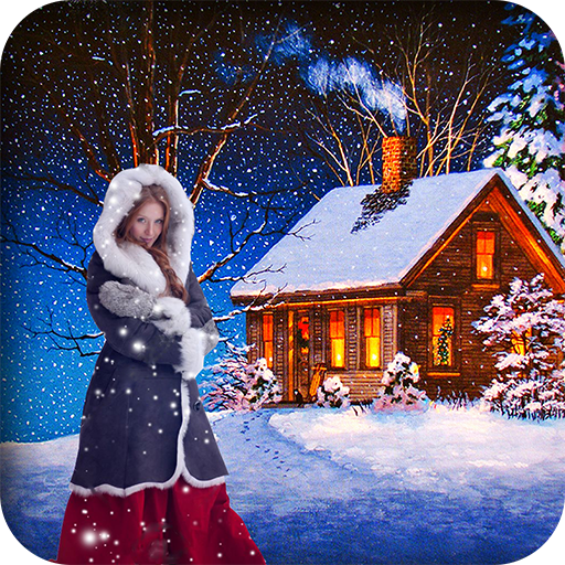 Snowfall Best Photo Frames Editor icon
