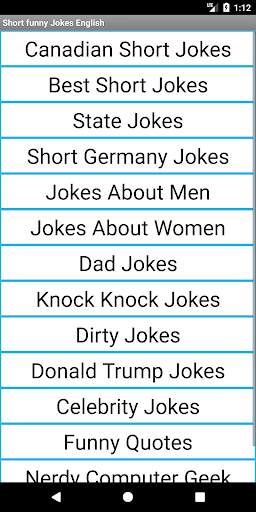 Short Funny Jokes English 2018 screenshot 1