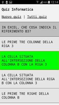 Quiz Informatica screenshot 1