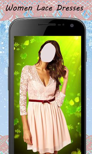 Women Lace Dress Photo Suit 3 تصوير الشاشة