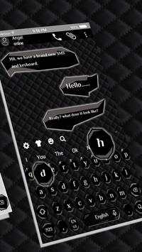 SMS Black Keyboard screenshot 3