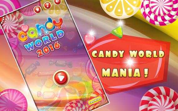 Candy World 2016 screenshot 1