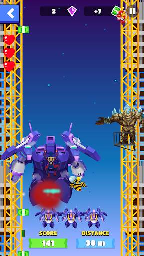 Superhero Jump: Fly Sky Run скриншот 6