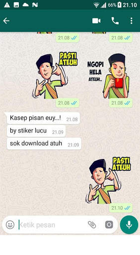 WA Sticker Sunda Lucu WaStickerApps screenshot 2
