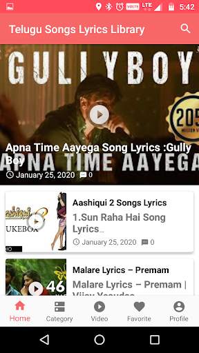 Telugu Songs Lyrics Library screenshot 3