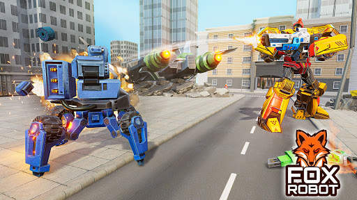 Angry Fox Robot Transform: Robot car games screenshot 4