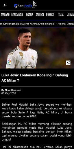 Satupedia - Portal Berita Sepak Bola Terkini screenshot 2