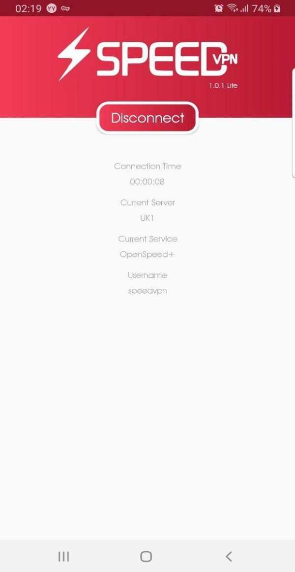 SpeedVPN lite screenshot 3
