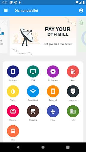 Diamond Wallet - Recharges & Bills screenshot 2