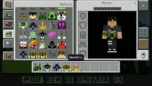 Mod Ben Alien MCPE V3 - Addon Skins 2021 screenshot 6