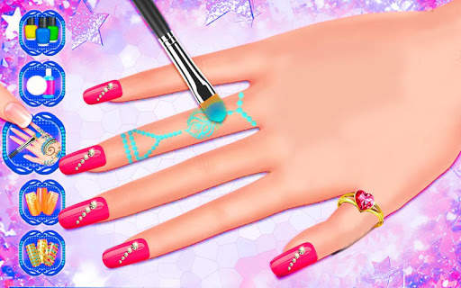 Fashion Nail Art Game-Acrylic Nail Games screenshot 1