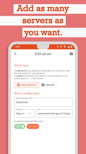 IMSO: server status monitoring screenshot 5