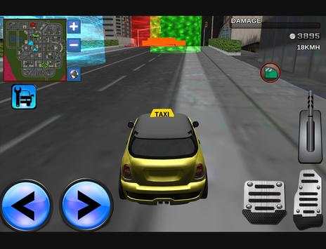 3D City Taxi Driving Mania screenshot 11