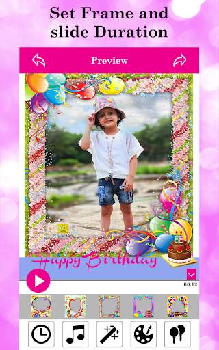Happy Birthday Video With Slide Show Maker screenshot 3