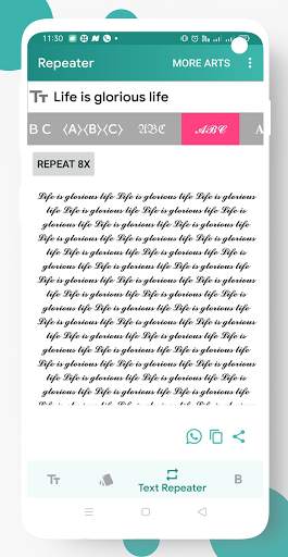 Stylish Text - Font Keyboard स्क्रीनशॉट 5