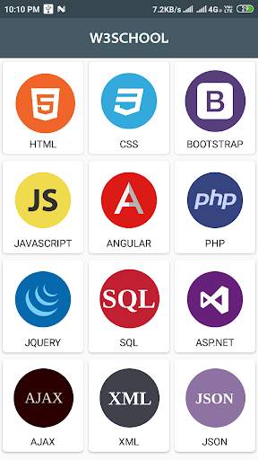 W3Schools 2020 offline screenshot 1