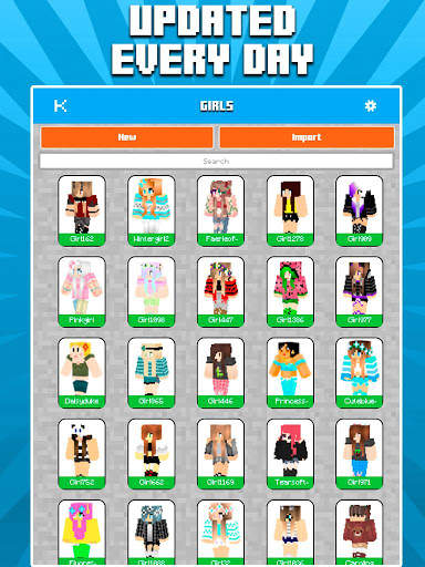 Skins Girls for Minecraft PE screenshot 4