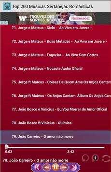 Top 200 Musicas Sertanejas screenshot 4