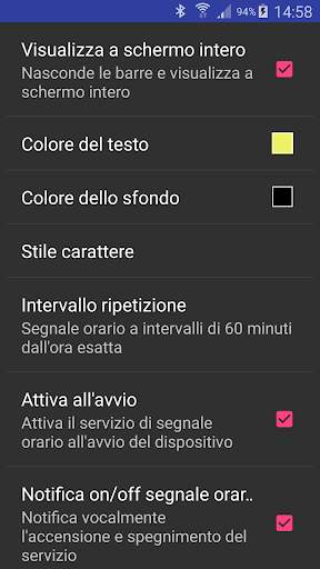 Orologio Parlante: segnale orario screenshot 4