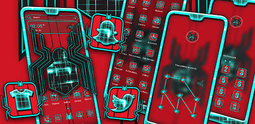 Tech Spider Launcher Theme screenshot 3